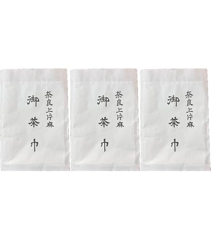 Amazon | 煎茶道具 盆巾 （かがり仕立て） 藍染 35×23㎝ 煎茶用 | 徳増
